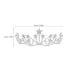 Lurrose Star Shaped Rhinestone Crowns, Bridal Tiaras Headpiece for Wedding Ceremony Party