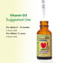 CHILDLIFE ESSENTIALS Vitamin D3 Drops for Kids, 500 IU per Drop, Natural Berry - 1 Fl Oz (Pack of 3)