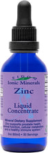 Eidon Ionic Minerals Liquid Zinc Concentrate, Ionic Zinc Supplement Drops, 2 oz, Immune System Support