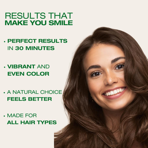 Naturigin Permanent Hair Color 4.0 Brown – Ammonia Free, 100% Gray Coverage, Vegan, Salon Quality Hair Dye