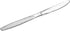 Comfy Package [100 Pack Clear Plastic Knives Heavy Duty with Engraved Design - Plastic Knives Disposable, Sturdy Plastic Silverware for Parties, Weddings, and Events by Comfy Package