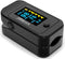 Santamedical Dual Color OLED Fingertip Pulse Oximeter Blood Oxygen Saturation Monitor (SpO2) with Case, Batteries,