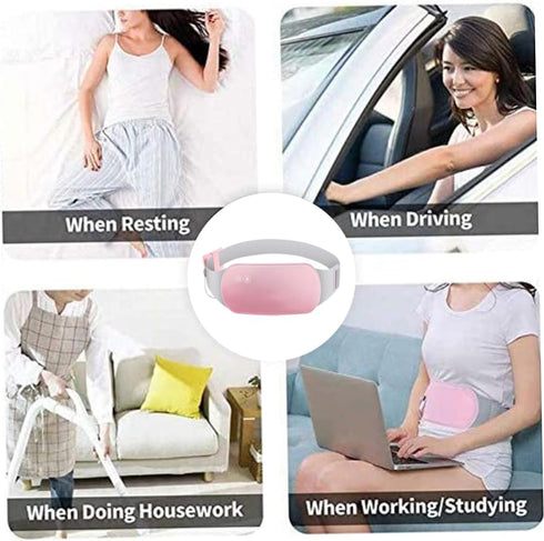 KUYYFDS Heat Pads Heating Belt Menstrual Cramps Period Rechargeable Warming Belt Electric Heating Pad for Women