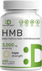 DEAL SUPPLEMENT Ultra Strength HMB Supplements - 3,000mg Per Serving, 240 Capsules | Third Party Tested | Supports