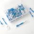 HYLEBOR 65 Pack Mini Disposable Toothbrushes 5-in-1 Prepasted Travel Toothbrush with Toothpaste, Floss