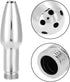 Clean Shower Head Metal Enema Shower Vaginal Irrigation System, Colon Aluminum Bathroom Cleaning System (Silver)