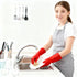 Ntwoiee 6 Set Pcs Bamboo Dish Scrub Brushes Wooden Scrubbers Kitchen Dishwashing Scrubber with Natural Sisal Bristles