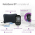 KetoSens Blood Ketone Monitoring Starter Kit with Bluetooth - Includes Meter, 10 Test Strips, Travel Case