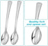 300 Pieces Plastic Mini Appetizer Forks and Spoons, 4.53 Inch Heavy Duty Disposable Silverware for Parties