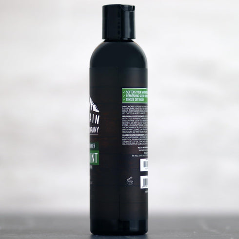 Rocky Mountain Barber Company Men's Conditioner - Tea Tree Oil, Peppermint & Eucalyptus, 8oz for All Hair Types