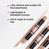 Revolution, Fast Base Contour Stick, Dual Ended, Sculpts & Defines Face, Lightweight, Blendable, Medium, 2 X 0.15 Oz