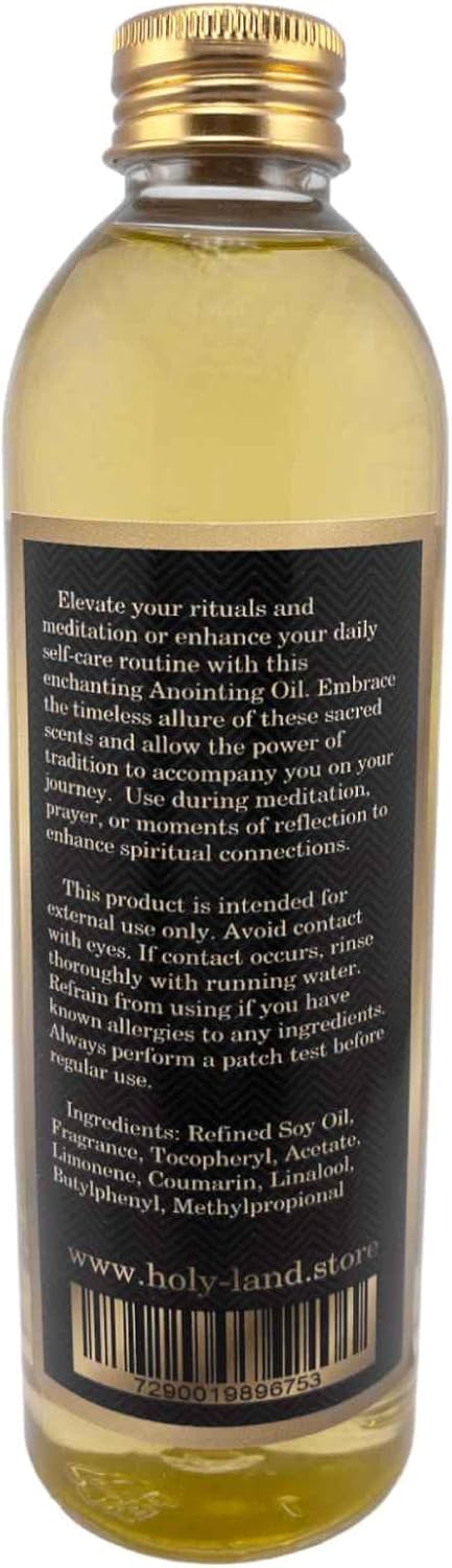 Essential Aromatic Perfume Anointing Oil Frankincense Myrrh Spikenard 8.5fl.oz - 280ml from Jerusalem Holy Land