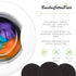 Reusable Makeup Remover Pads Black Washable - 10 Pack Organic Cotton Rounds for Facial Cleansing