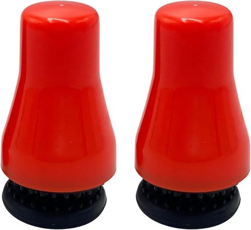 Magnetic Precision Scrubber Spot Cleaner, Scratch-Free Magnet Scraper Brush for Glass and Aquariums (2PCS, Orange)