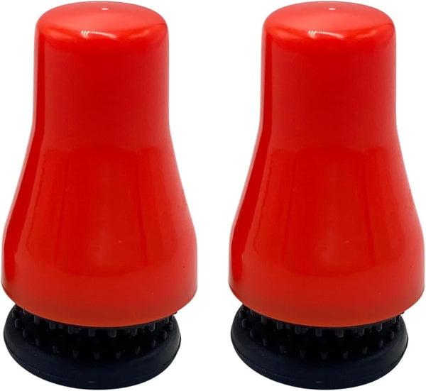 Magnetic Precision Scrubber Spot Cleaner, Scratch-Free Magnet Scraper Brush for Glass and Aquariums (2PCS, Orange)