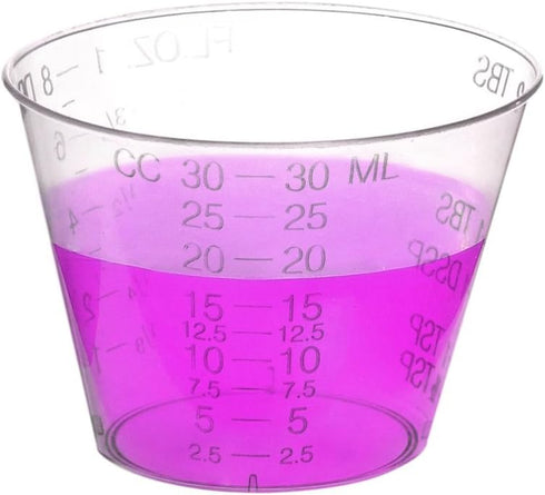 400 Epoxy Resin Mixing Cups, 1 Ounce Graduated Plastic