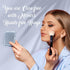 MIRRORVANA 10X Magnifying Makeup Mirror - Mini, 10X/1X Double Sided, Portable Handheld Compact Mirror for Women's Makeup