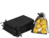 Hopttreely 100PCS 4x6 Sheer Drawstring Gift Bags, Black Organza Pouches for Wedding Party Favors & Jewelry