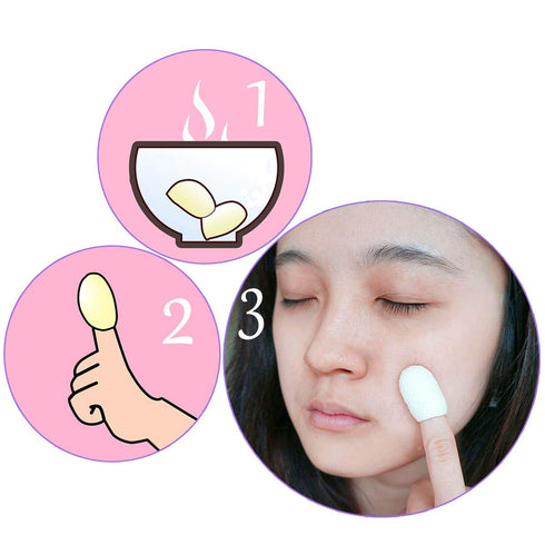 TTSAM 100pcs Fresh Natural Silk Ball Cocoons for Facial Cleanser and Skin Care Scrub
