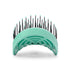 NuWay 4HAIR Double Curved Detangling Brush, U.S. Patented, Hair Dryer Safe, Mint Green