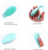 MSQ Silicone Face Mask Brush, 2 Pack Soft Facial Cleansing Scrubber for Skincare