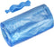 MECCANIXITY 4 Rolls 120 Counts Blue Small Trash Bags & 6Pcs Garbage Bin Clip for Home, Office, Daily Use