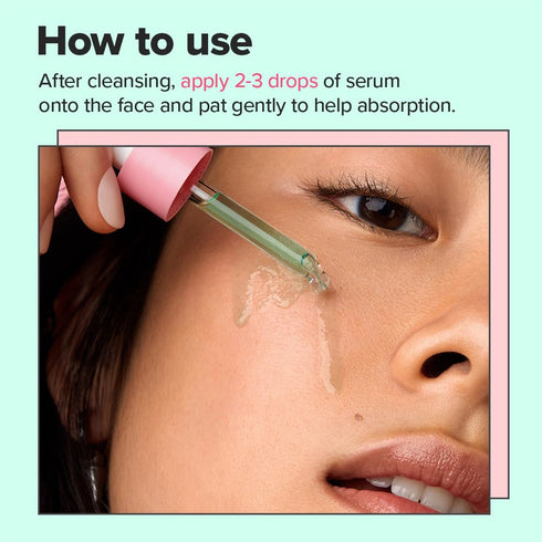 I DEW CARE Juicy Kitten | Korean Skin Care Purifying Power-Green Face Serum with Niacinamide, Vegan, Cruelty-free