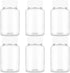 Sibba Clear Pill Bottle 6 Pcs Transparent 30ML Medicine Organizers, Leak Proof Caps for Toiletries Storage