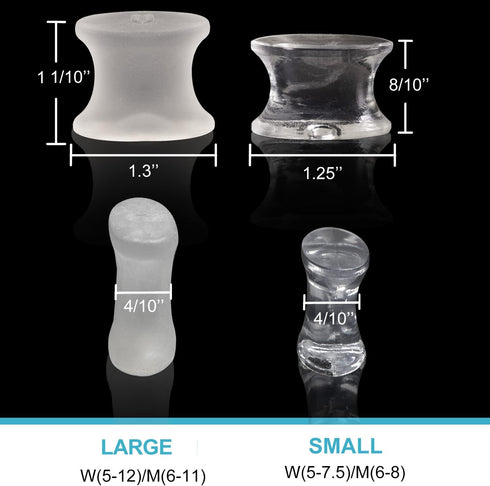 Povihome 10 Pack Gel Bunion Corrector and Toe Spacers - Small Size for Sports Activities, Bunion Pain Relief
