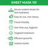Nykaa Naturals Skin Secrets Bubble Sheet Mask, Avocado and Moringa, 0.67 oz