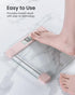 FITINDEX Digital Bathroom Scale for Body Weight, Highly Accurate, Large LCD Display, Slim Tempered Glass, 400 lbs, Pink