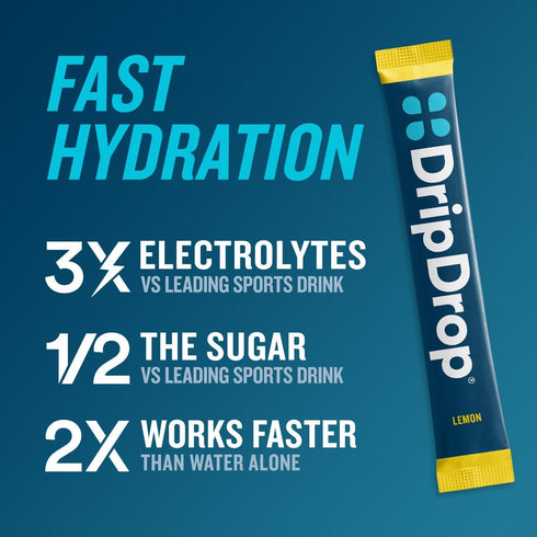 DripDrop Hydration Bold Variety Pack, Electrolyte Drink Mix Single Serve Packets, Non-GMO, Gluten Free, Vegan, 32 Sticks