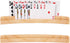 ZUFECY 2-Pack Wooden Card Holders, 2-Layer Slots for 50+ Poker Cards, Solid Pine