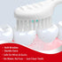JOUGE Set 24pcs (24) Mini Disposable Toothbrush Travel Toothbrushes with Toothpaste Toothpick Tongue Scraper Portable