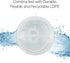 Perineal Peri Squirt Bottle, Postpartum Vaginal Lavette Irrigation, Feminine Hygiene Portable Bidet, 8-oz Bottles