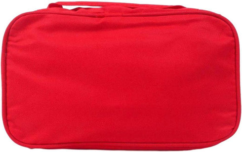 First Aid Kit Empty Medical Storage Bag, Red Trauma Bag for Emergency First Aid Kits, Car Workshop Cycling Outdoors