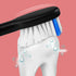 2 Pcs Electric Toothbrush Heads for BTFO 1741-01, Black Replacement Brush Heads