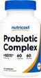 Nutricost Probiotic Complex - 50 Billion CFU - 60 Capsules - Vegetarian, Non-GMO, Gluten Free