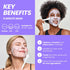 Wonderskin 8 Minute Hydrating Face Mask, Anti Aging Mask with Vitamin C and Niacinamide, Moisturizing Face Mask Pack of