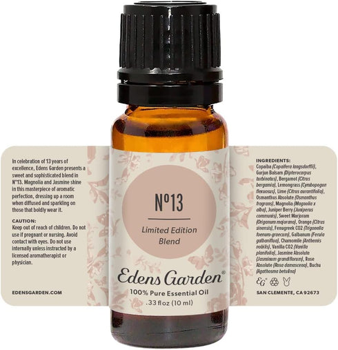 N13 100% 10 ml (.33 oz) Edens Garden Essential Oil Blend- Pure Premium Grade, Undiluted, Natural, Therapeutic