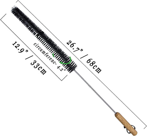 26 inch Clothes Dryer Lint Brush, Long Flexible Soft Bristle Vent Trap Cleaner for Laundry Room and Washer Dryer