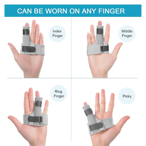 Immobilizer Sumifun Finger Brace, Trigger Finger Splint for Index Middle Ring Pinky Finger Arthritis Pain, Tendon
