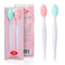 Lip Scrub Brush, Double-Sided Silicone Exfoliating Tool, Gentle Lip Exfoliator Scrubber Brush, 2 PCS