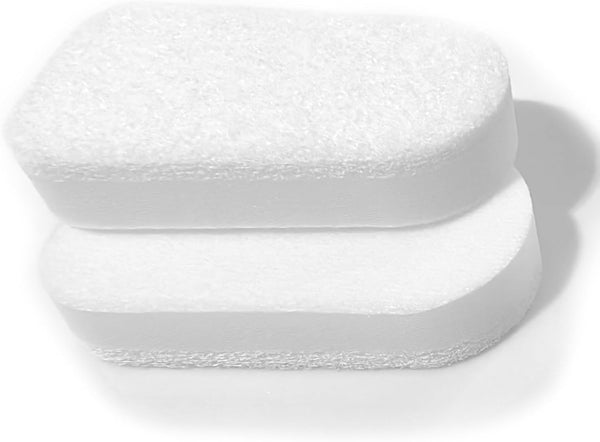 Long Handle Brush Sponge, DIY Cleaning Sponge for Dishwashing, Kitchen, Toilet, Bathroom Wash Tool (Replaceable Sponge)