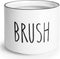 ONTUBE Ceramic Dish Brush Holder, Farmhouse Scrub Brush Holder Dishwashing Brush Stand,