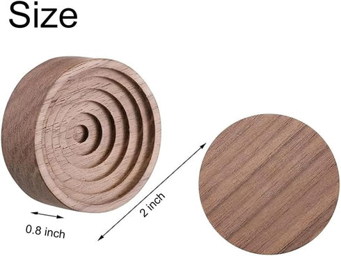 NaYiissi Wood Essential Oil Diffuser, Wooden Aromatherapy Diffuser, Small Round Oil Diffuser for Home Office Car Yoga