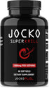 Jocko Fuel Antarctic Krill Oil Omega 3 Fatty Acid Supplements, 1000mg Softgels, 60 Softgels