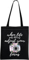 MBMSO Photographer Makeup Bag, Inspirational Gifts for Photography Lovers, When Life Gets Blurry Adjust Your Focus