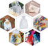 G2PLUS 100PCS White Organza Bags, 4x6 in, Sheer Mesh Drawstring Gift Bags for Wedding Favors