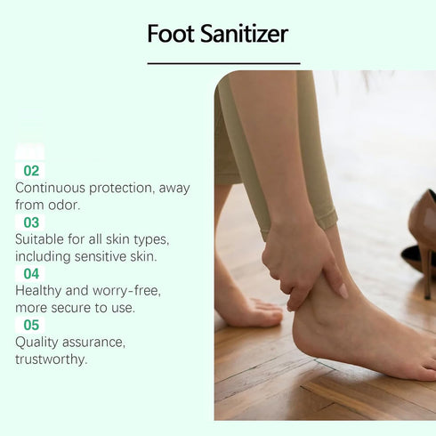 Holyarm 2PCS 100 ml/3.5 oz Foot Sanitizer Spray with Tea Tree Oil,Clear Foot Sanitizer Spray,Tea Tree Oil